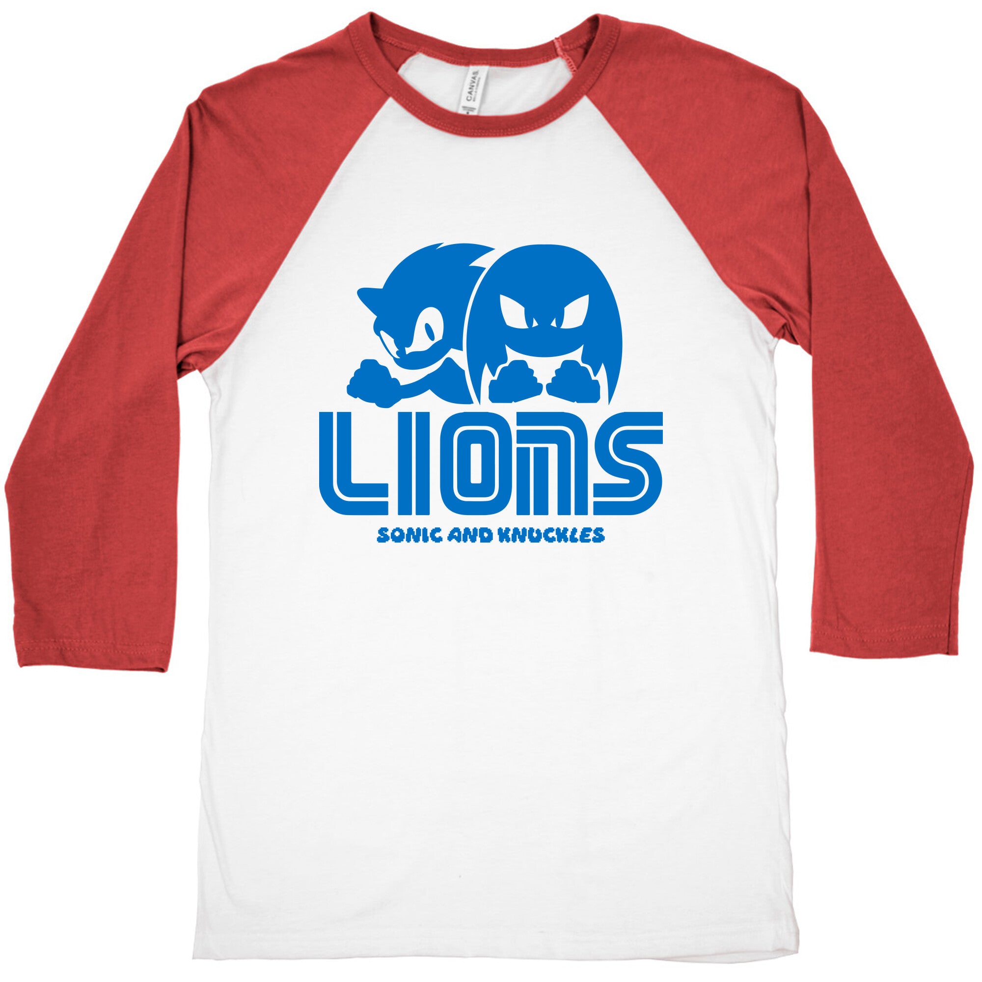 Sonic and Knuckles Lions Baseball Tee